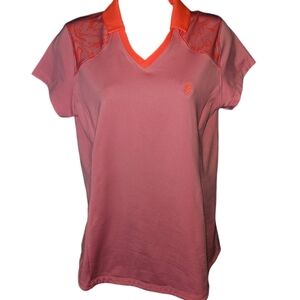 Under Armour V-Neck Collared Short Sleeve Top